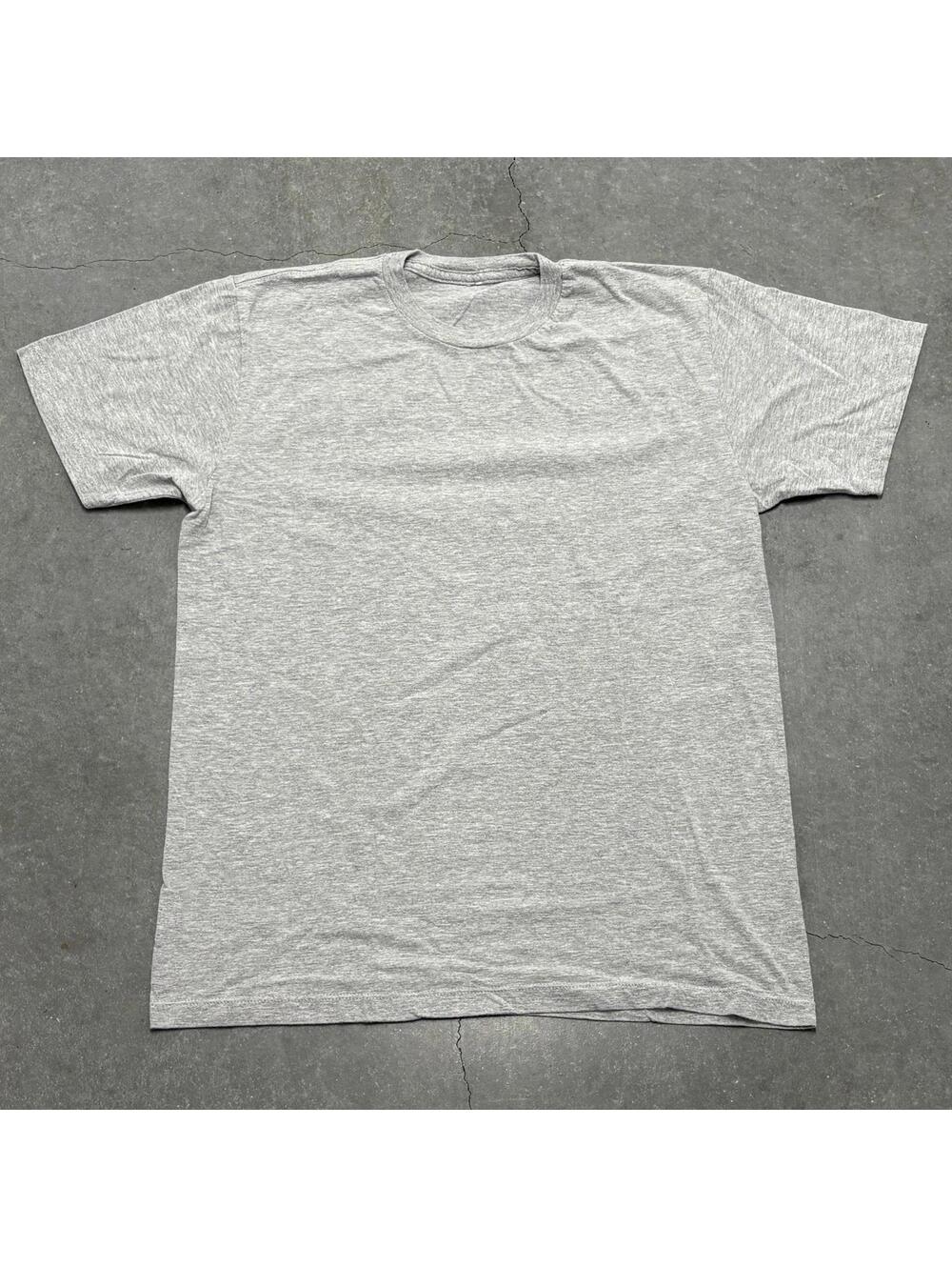Plain Silver T Shirt